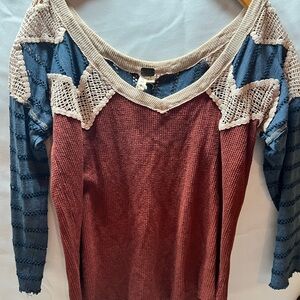 We The Free Lace Knit Sweater